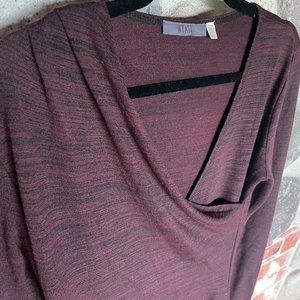 LIKE NEW - Wyatt - Wine/Purple Wrap Dress - Size M